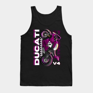 Pink Ducati Panigale Tank Top